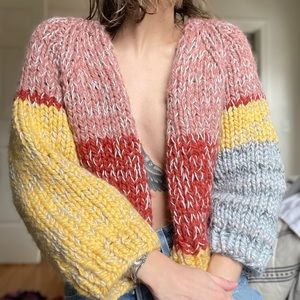 handmade alpaca blend sweater!